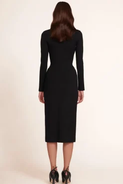 STAUD - ALFRED DRESS BLACK