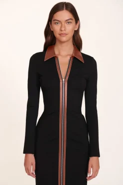 STAUD - ALFRED DRESS BLACK