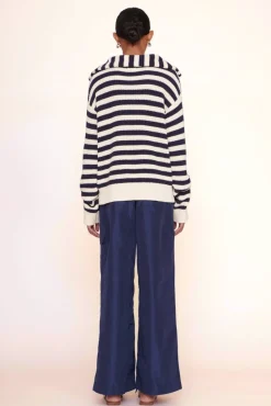 STAUD - ALLOY SWEATER ACID COBALT