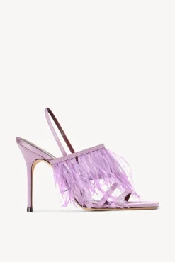 STAUD - ANISE FEATHER HEEL LILAC