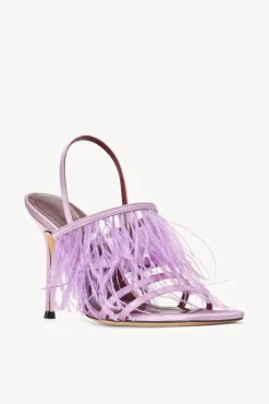 STAUD - ANISE FEATHER HEEL LILAC