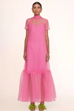 STAUD - ANISE FEATHER HEEL ACID GREEN