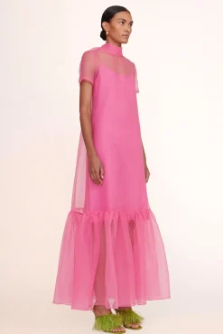 STAUD - ANISE FEATHER HEEL ACID GREEN