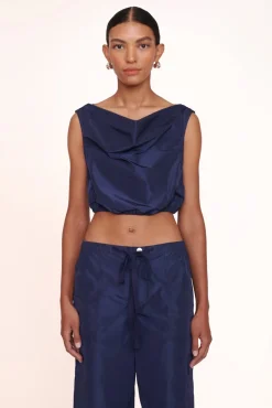 STAUD - ARIA TOP NAVY