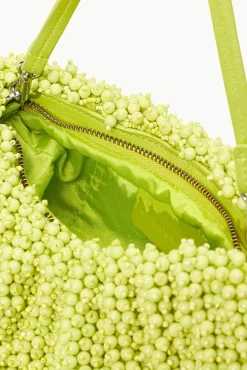 STAUD Occasion Dresses- BEADED BEAN BAG CITRON