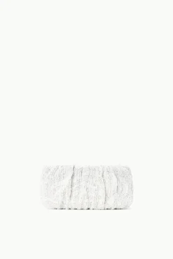 STAUD - BEADED BEAN BAG CREAM SWIRL