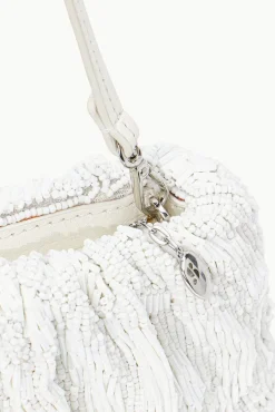 STAUD - BEADED BEAN BAG CREAM SWIRL