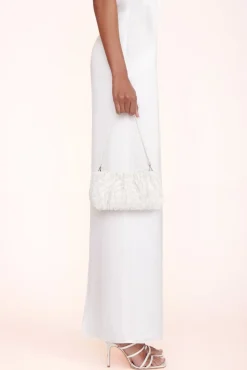 STAUD - BEADED BEAN BAG CREAM SWIRL