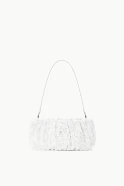 STAUD - BEADED BEAN BAG CREAM SWIRL