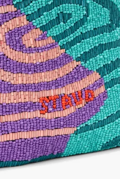 STAUD - BEADED COTE BAG ACID SWIRL