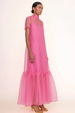 STAUD Occasion Dresses- CALLUNA DRESS BLUSH