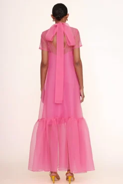 STAUD Occasion Dresses- CALLUNA DRESS BLUSH