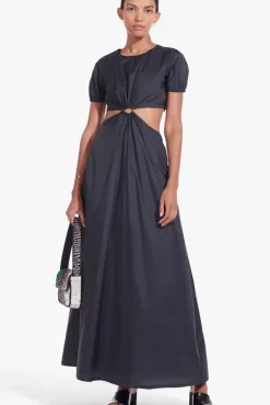 STAUD - CALYPSO DRESS BLACK