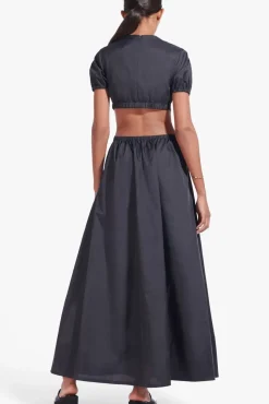 STAUD - CALYPSO DRESS BLACK