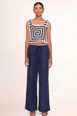 STAUD - CAMILA PANT NAVY
