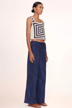 STAUD - CAMILA PANT NAVY