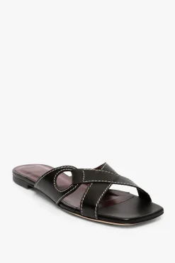 STAUD - CAMILLE SANDAL BLACK