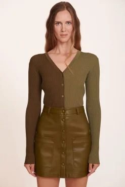 STAUD - CARGO SWEATER AVOCADO OLIVE