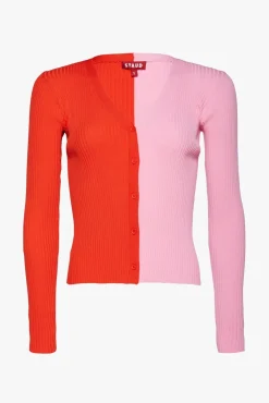 STAUD - CARGO SWEATER POPPY ROSEBUD