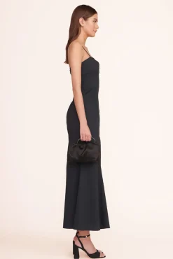 STAUD - CORY BAG SATIN BLACK