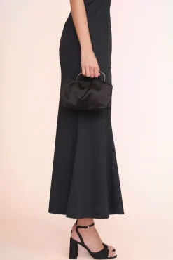STAUD - CORY BAG SATIN BLACK