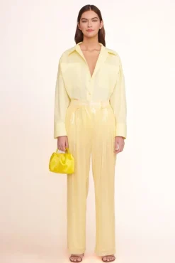 STAUD - CORY BAG SATIN CITRON