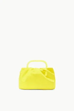 STAUD Occasion Dresses- CORY BAG SATIN CITRON