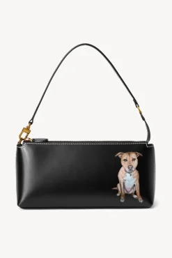 STAUD Pet Handbags- CUSTOM KAIA SHOULDER BAG BLACK