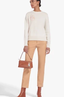 STAUD Pet Handbags- CUSTOM KAIA SHOULDER BAG TAN