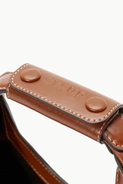 STAUD Pet Handbags- CUSTOM MINI MOON BAG TAN