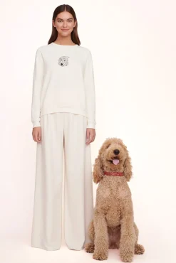 STAUD Pet Sweats & Knits- CUSTOM SWEATSHIRT CREAM