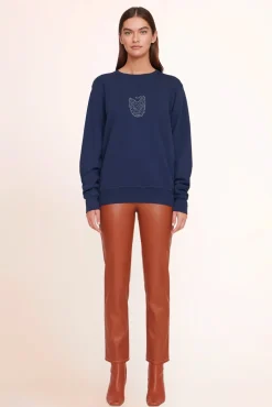 STAUD Pet Sweats & Knits- CUSTOM SWEATSHIRT NAVY