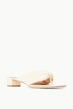 STAUD - DAHLIA SANDAL CREAM