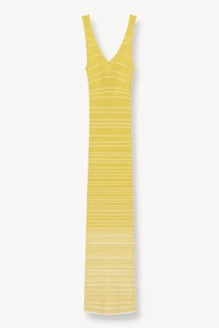 STAUD - DANA DRESS POLLEN WHITE