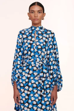STAUD - DANICA DRESS WHITE ACID FLORAL