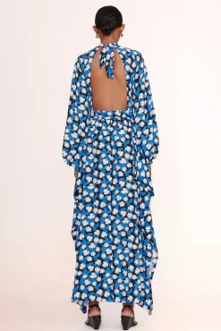 STAUD - DANICA DRESS WHITE ACID FLORAL