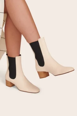STAUD - DAPHNE BOOT TAN BLACK CREAM