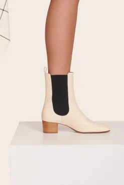 STAUD - DAPHNE BOOT TAN BLACK CREAM