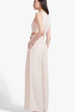 STAUD - ERIS PANT NATURAL WHITE