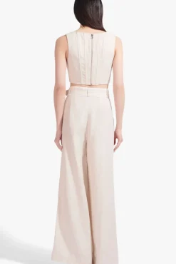 STAUD - ERIS PANT NATURAL WHITE