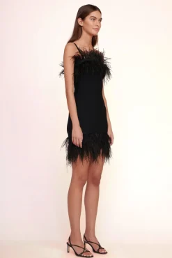 STAUD - ETTA DRESS BLACK