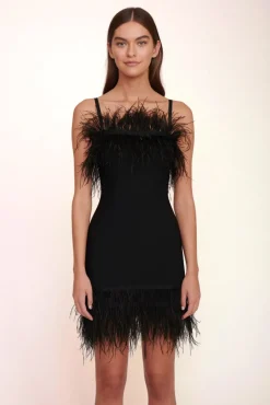 STAUD - ETTA DRESS BLACK