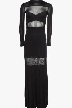 STAUD - FALCON DRESS BLACK