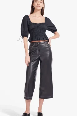 STAUD - FAYE TOP BLACK