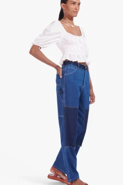 STAUD - FAYE TOP WHITE