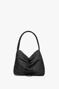 STAUD - FELIX NYLON SHOULDER BAG BLACK