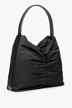 STAUD - FELIX NYLON TOTE BLACK