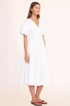 STAUD - FINLEY DRESS WHITE