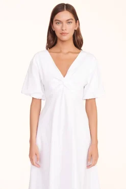 STAUD - FINLEY DRESS WHITE