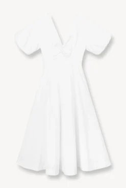 STAUD - FINLEY DRESS WHITE